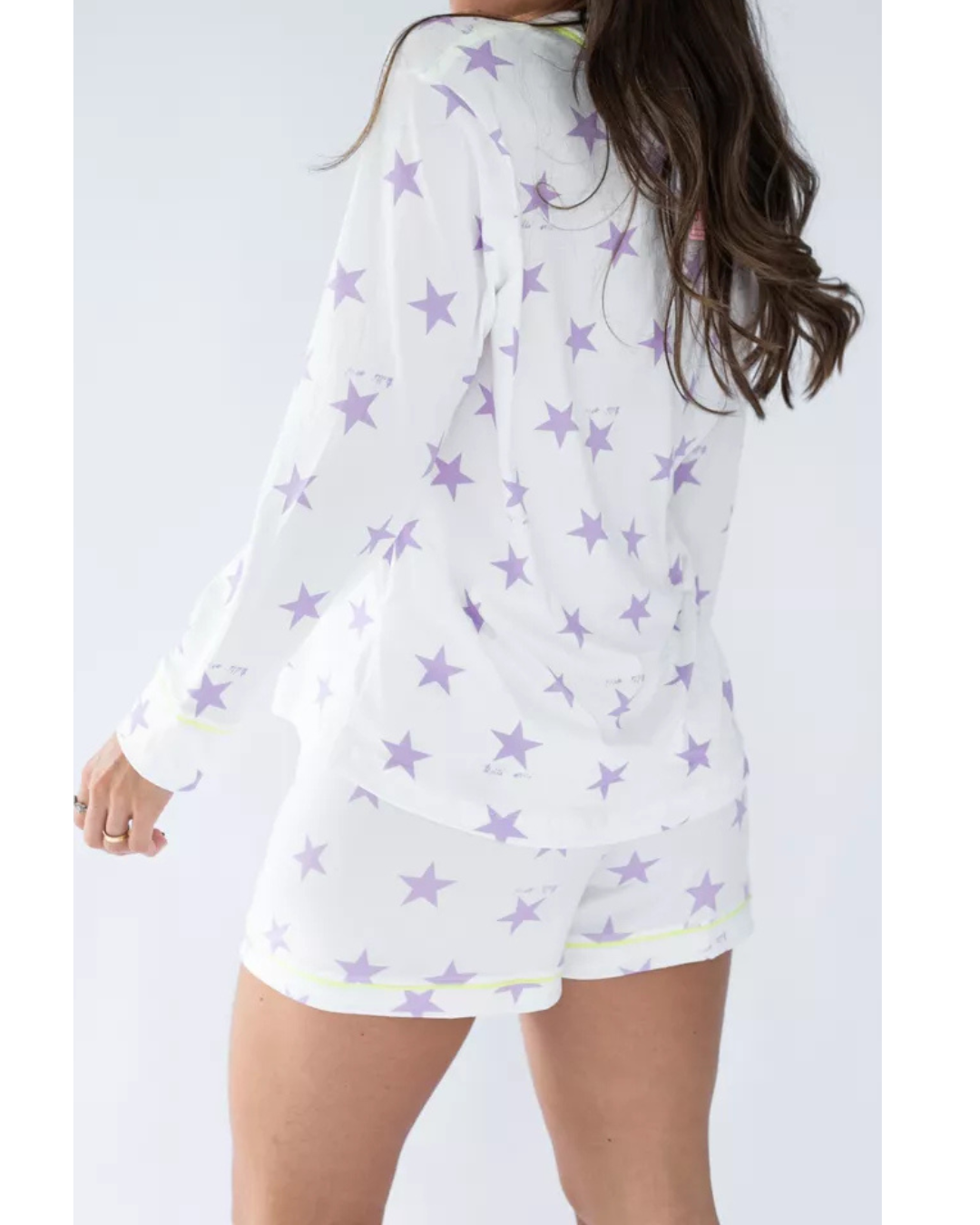 Pijama Feminino Americano Meia Estação Gabi Estrelas