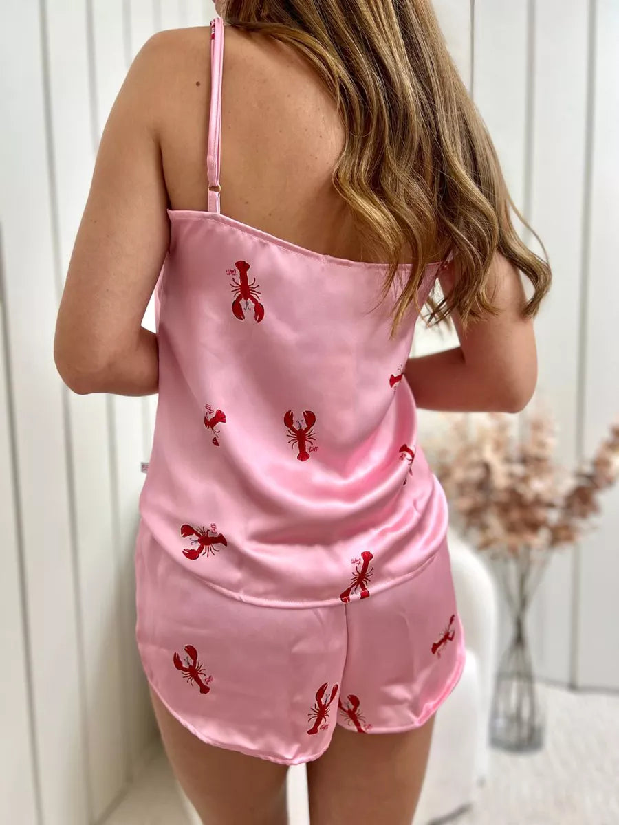 Short Doll Cetim Lagosta