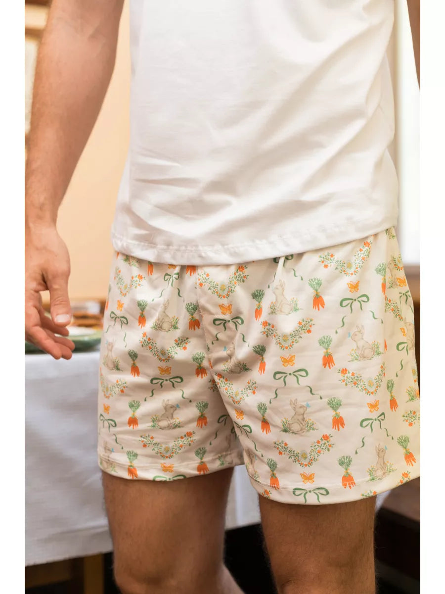 Pijama Masculino Curto Coelho Cenoura